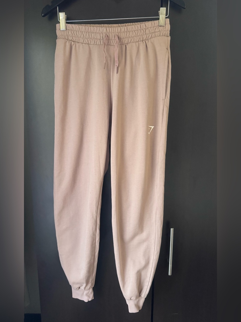 Gymshark Women’s Mauve Taupe Beige Track Joggers